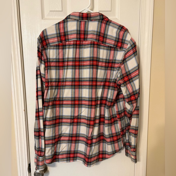 American Eagle Men’s Plaid Flannel Shirt Size L - Picture 3 of 3